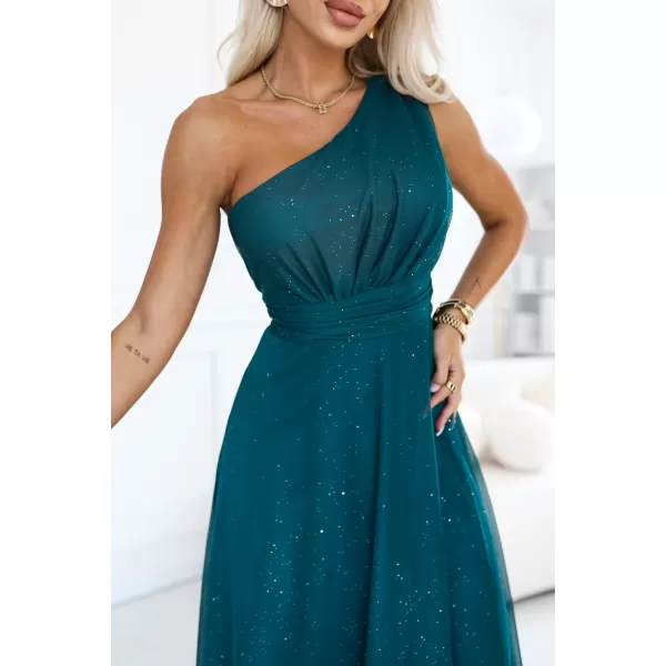 Rochie de femei NUMOCO 656-4 VERDE STICLA 