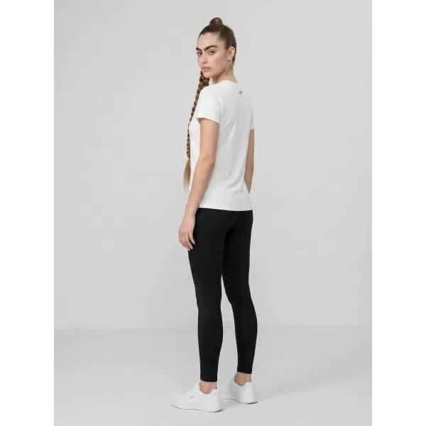  Tricou pentru femei 4F WMM00TTSHF3307 ALB 