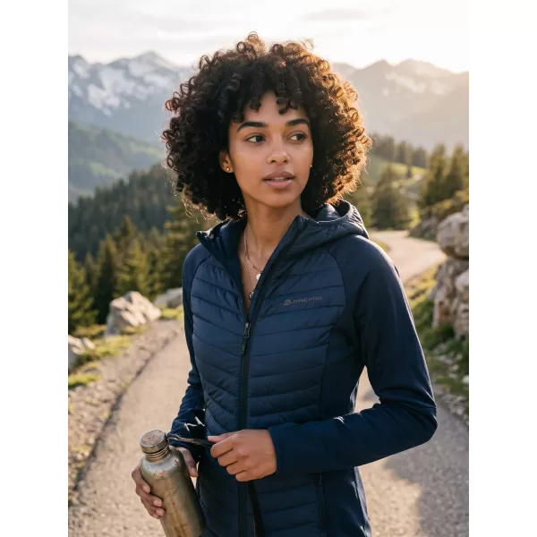  Hanorac de dama ALPINE PRO NORNA OCEAN LUMINAT DE LUNĂ 