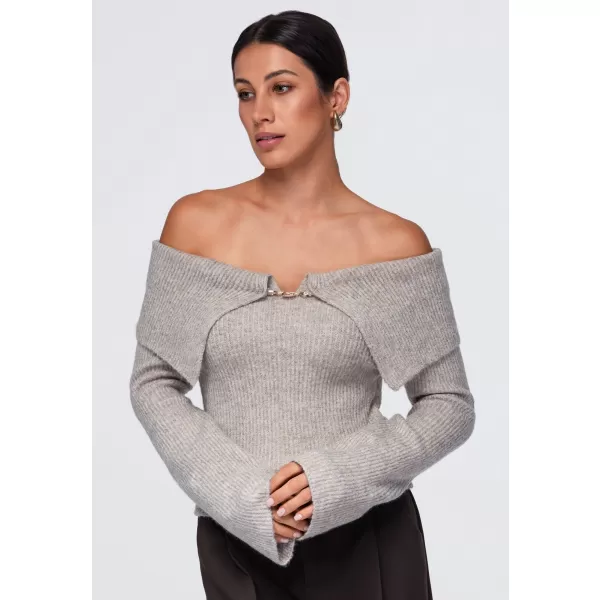  Pulover de dama OMBRE OW-SW-E0011 TAUPE 