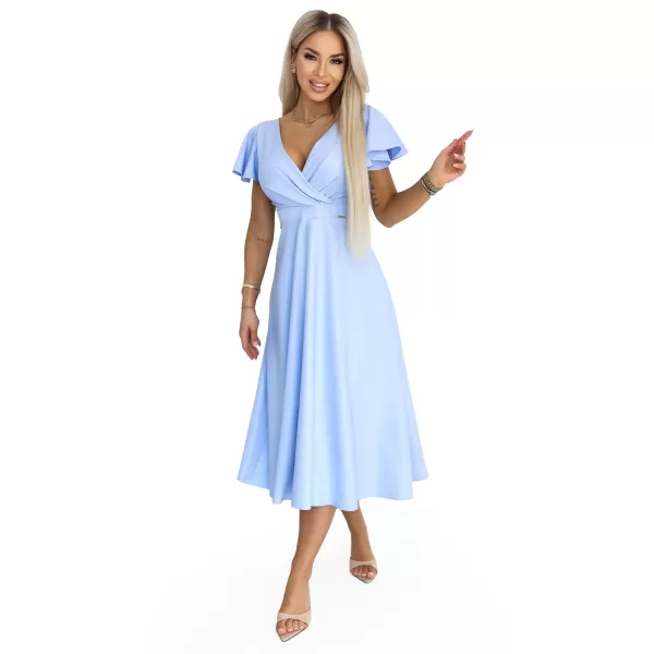 Rochie NUMOCO 675-1 ALBASTRU DESCHIS 