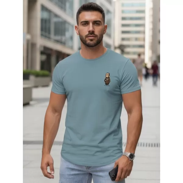 Tricou pentru bărbați DSTREET NX5101R-SB ALBASTRU 