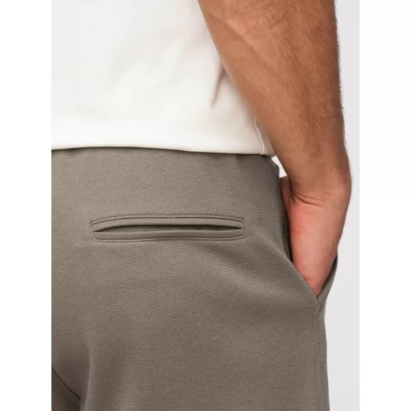  Pantaloni scurți pentru bărbați OMBRE OM-SRSK-0124 KAKI 