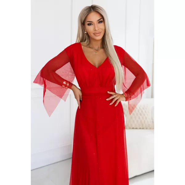  Rochie NUMOCO 655-5 ROŞU 