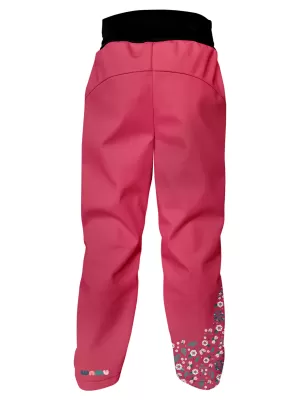 Pantaloni softshell pentru copii WAMU BERUŠKY ROŞU