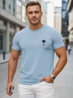Tricou pentru bărbați DSTREET NX5126R-SK ALBASTRU DESCHIS