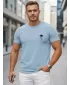 Tricou pentru bărbați DSTREET NX5126R-SK ALBASTRU DESCHIS