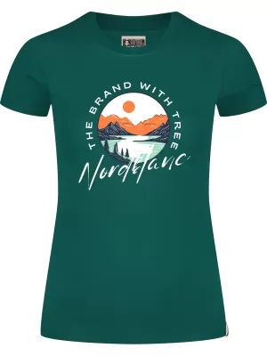 Tricou pentru femei NORDBLANC STARLIGHT NBSLT8176 VERDE ÎNCHIS