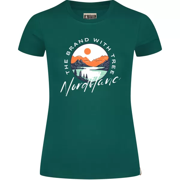  Tricou pentru femei NORDBLANC STARLIGHT NBSLT8176 VERDE ÎNCHIS 