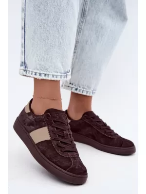 Adidași de damă BIG STAR SHOES UU274438 UMBRE MARO/BEJ
