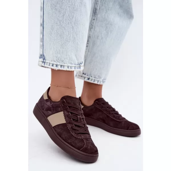  Adidași de damă BIG STAR SHOES UU274438 UMBRE MARO/BEJ 