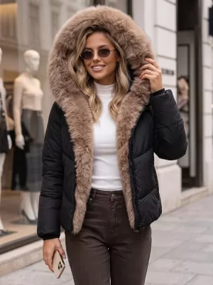 Geaca de dama DSTREET TY6103 NEGRU