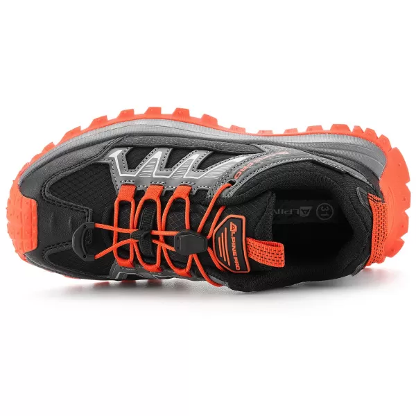  Pantofi de exterior pentru copii ALPINE PRO GERNO NEGRU 