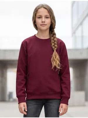 Hanorac pentru copii MALFINI CREW 427 GRANAT