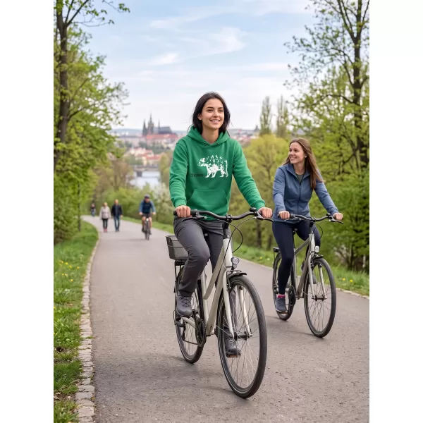  Hanorac pentru copii ALTISPORT ALM193422 VERDE MEDIU 