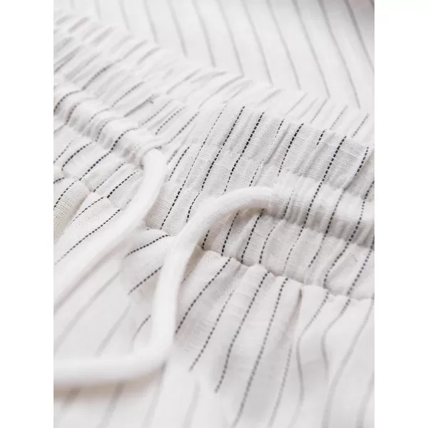  Pantaloni pentru bărbați OMBRE OM-PACP-0311 APROAPE ALB 