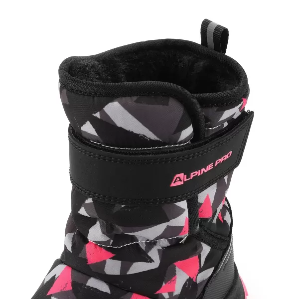  Oameni de zăpadă de iarnă pentru copii ALPINE PRO BERNO ROZ NEON 