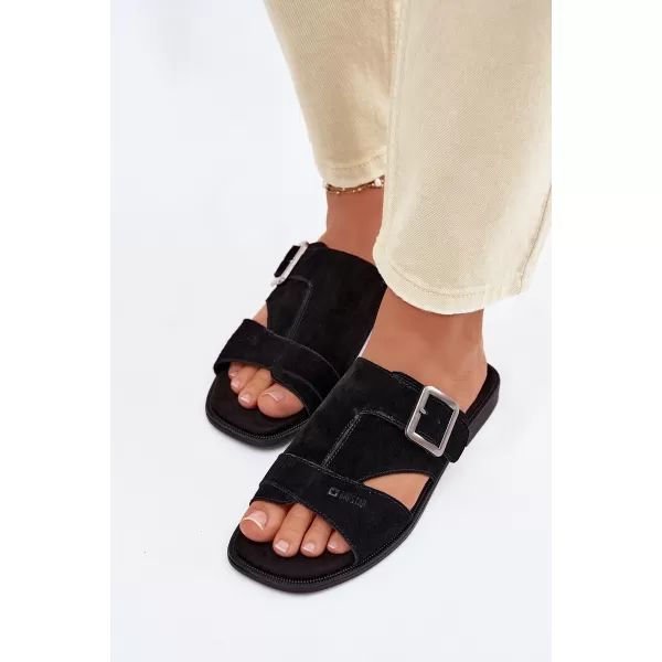  Papuci de damă BIG STAR SHOES TT274477 NEGRU 