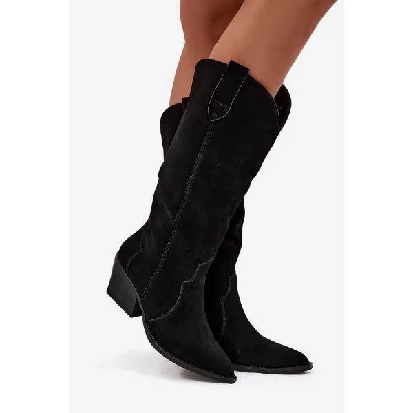  Cizme de dama BOTO 6396 NEGRU 