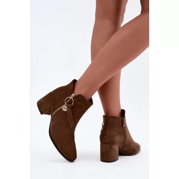  Botine de dama BOTO NS653P MARO 