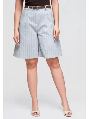 Pantaloni scurți de damă OMBRE OW-ST-E0016 GRI
