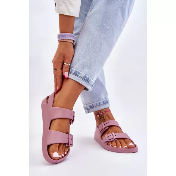  Sandale dama BIG STAR LL274744 PURPLE Big Star Pantofi 