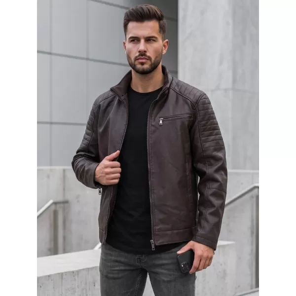  Jachetă pentru bărbați DSTREET TX5142 MARO 