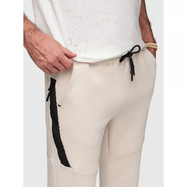  Pantaloni de trening pentru bărbați OMBRE P1520 NISIP 