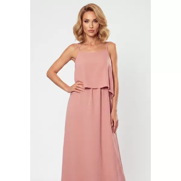  Rochie de femei NUMOCO 294-3 ROZ PUDRA 