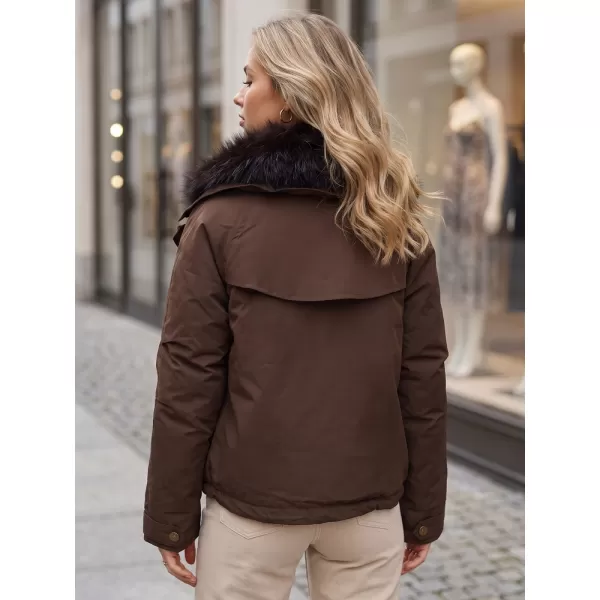  Geaca de dama DSTREET TY6071 CARAMEL 