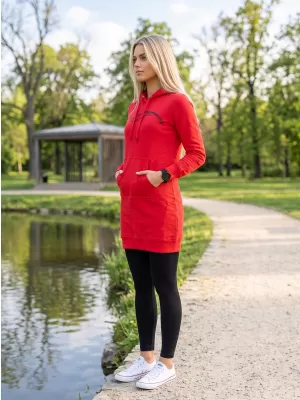 Hanorac prelungit dama ALTISPORT ALW001419 ROŞU