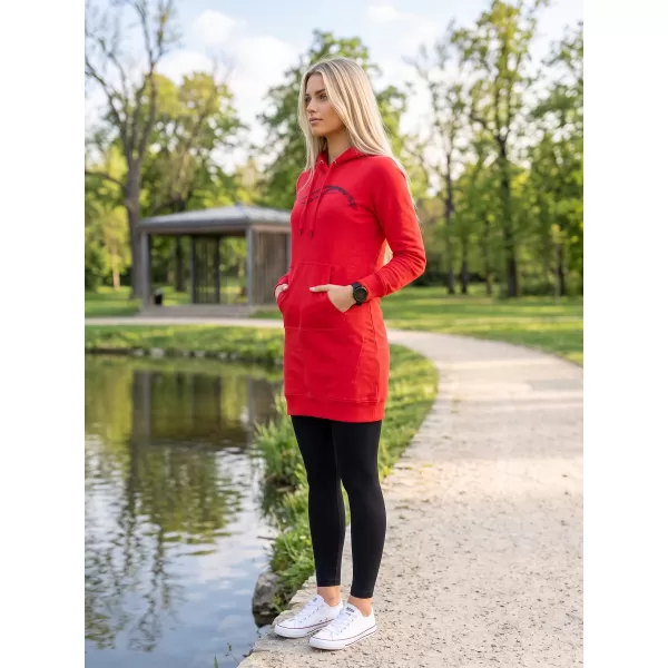  Hanorac prelungit dama ALTISPORT ALW001419 ROŞU 
