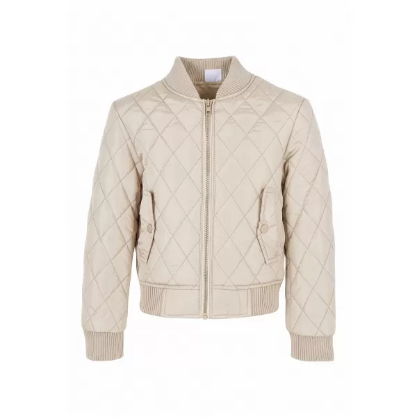  Jachetă matlasată pentru fetiță URBAN CLASSICS UCK806-02903 NISIP ALB 