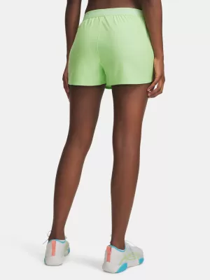 Pantaloni scurți de damă UNDER ARMOUR TECH PLAY UP SHORTS 1389882-712 VERDE