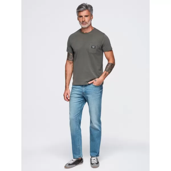  Tricou pentru bărbați OMBRE OM-TSCT-0305 GRAFIT 