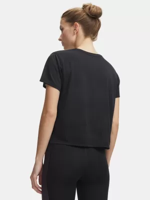 Tricou pentru femei UNDER ARMOUR VELOCITI SHORTSLEEVE 6009540-001 NEGRU