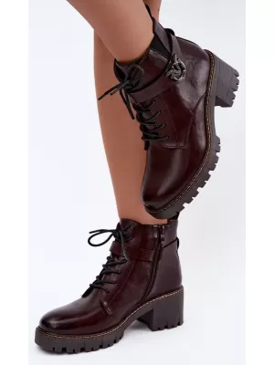Pantofi de dama BOTO ASA301-1 BURGUNDIA