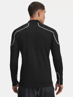 Tricou pentru bărbați UNDER ARMOUR COLD WEATHER GRID LS MOCK 6007127-001 NEGRU
