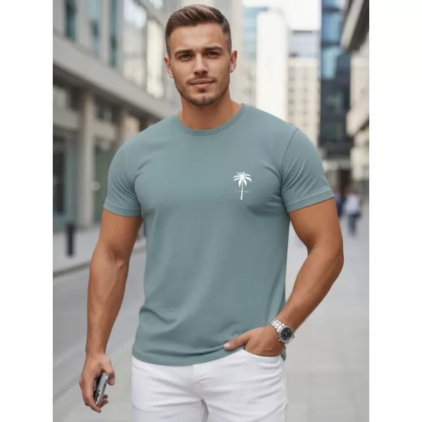  Tricou pentru bărbați DSTREET NX5126R-SB ALBASTRU 