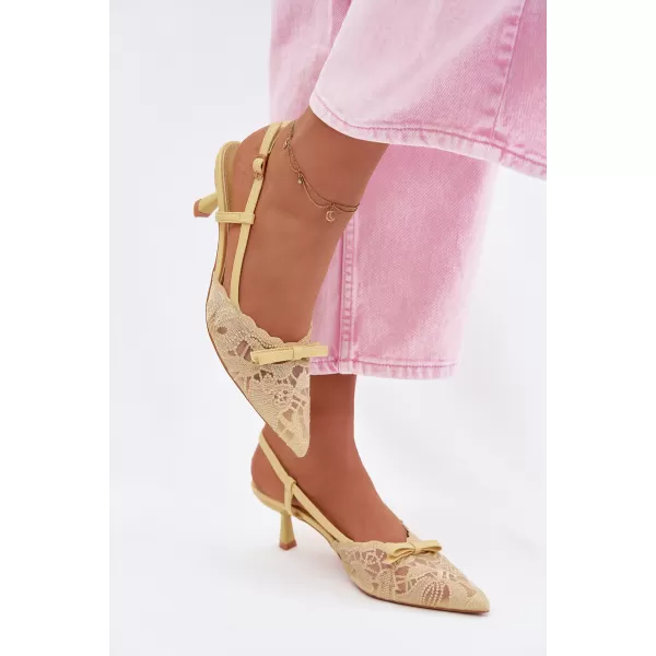  Sandale de dama BOTO 43067-19 GALBEN 