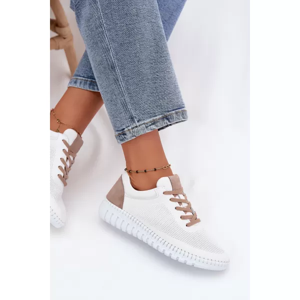  Botine de dama ARTIKER 58C3083 ALB/MARO 