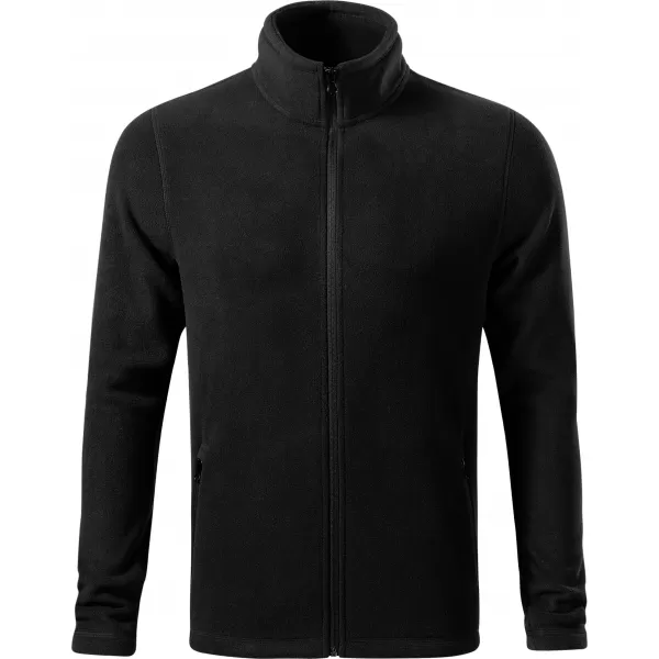  Hanorac bărbătesc din micro polar MALFINI FACTOR 852 NEGRU 