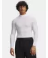 Tricou pentru bărbați UNDER ARMOUR UA HG ELITE COMP MOCK LS 6015385-100 ALB