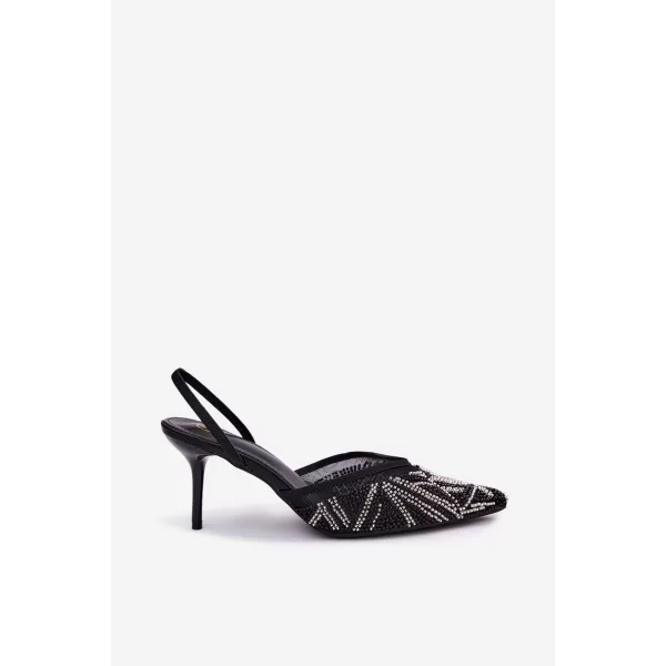  Sandale de dama BOTO SQC-257 NEGRU 