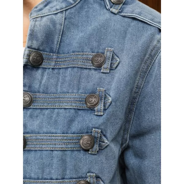  Geaca de dama DSTREET TY6045 ALBASTRU DESCHIS 