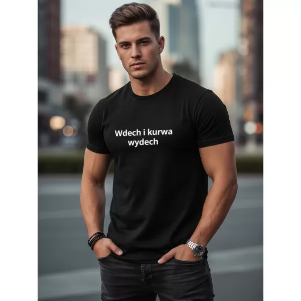  Tricou pentru bărbați DSTREET NX0111R-BK NEGRU 