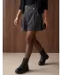 Pantaloni scurți de damă DSTREET SY0591 GRI ÎNCHIS
