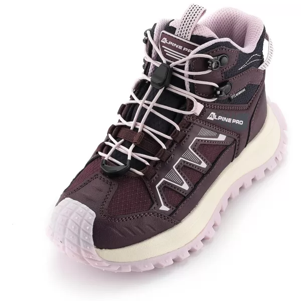  Pantofi de exterior pentru copii ALPINE PRO ATEGO VIN MOV 