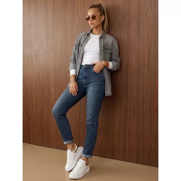  Pantaloni de dama DSTREET UY3244 ALBASTRU 