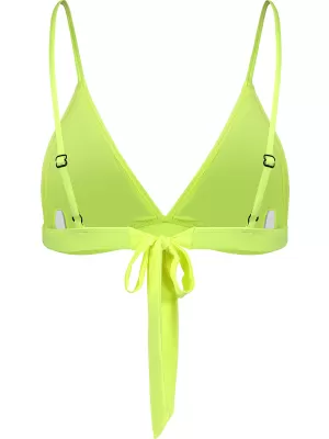 Top bikini dama NORDBLANC WATERFALL NBSSS8213 GALBEN STRĂLUCITOR
